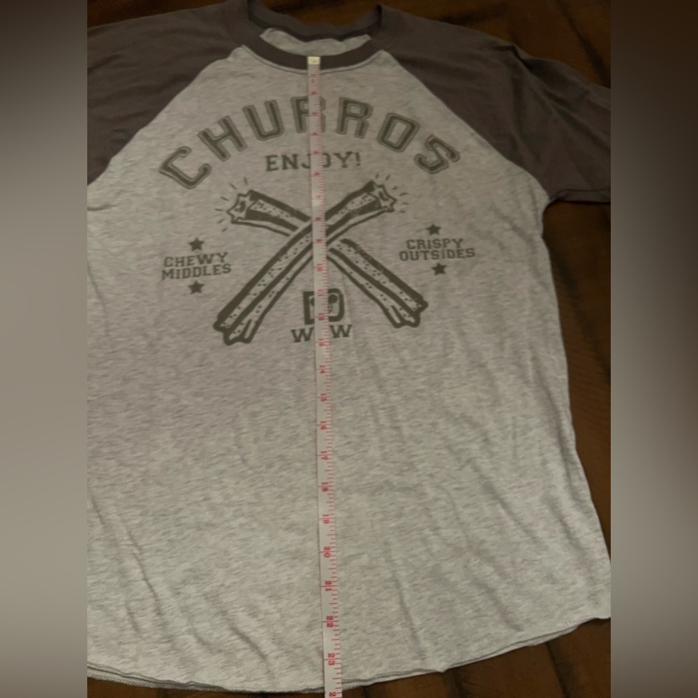 Disney Gray and White Raglan Tee - Picture 4 of 7